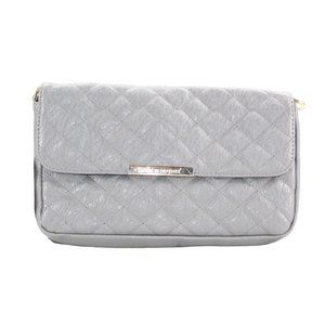 NWT! Damsel in Defense The Daphne Gray Quilted Conceal Carry Clutch Handbag